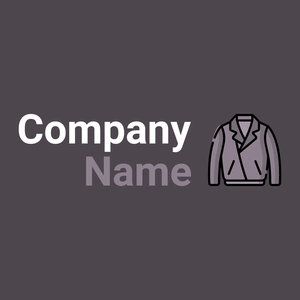Leather jacket logo on a Purple Taupe background - Mode & Beauté
