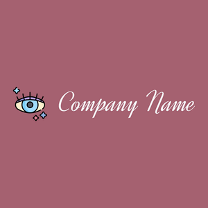 Eye logo on a Turkish Rose background - Moda & Belleza