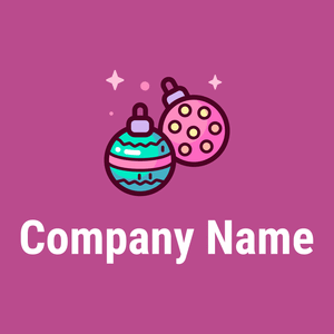 Bauble logo on a Mulberry background - Sommario