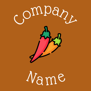 Chili on a Golden Brown background - Nourriture & Boisson