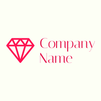 Diamond logo on a Ivory background - Moda & Belleza