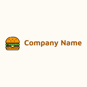 Orange Peel Burger on a Floral White background - Essen & Trinken