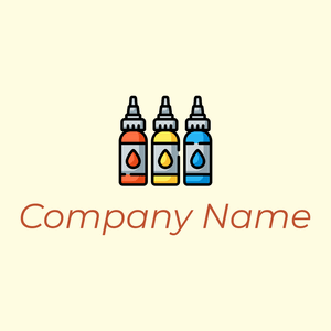 Ink logo on a Light Yellow background - Domaine des communications