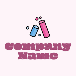Two Chalks logo on a pink background - Educación