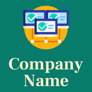 Synchronization logo on a Green background - Empresa & Consultantes