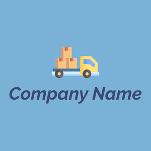 Delivery truck logo on a Seagull background - Automotive & Vehicle