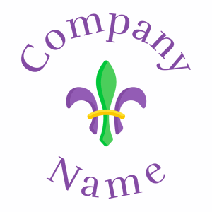 Fleur de lis logo on a White background - Arte & Intrattenimento