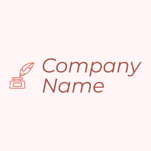 Ink bottle logo on a Lavender Blush background - Comunicaciones
