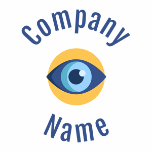 Eye logo on a White background - Hospital & Farmácia