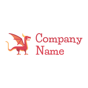 Dragon logo on a White background - Entertainment & Kunst