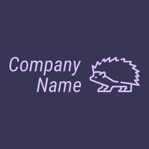 Hedgehog logo on a Cloud Burst background - Animales & Animales de compañía