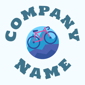 Summer Sky Bike on a Alice Blue background - Deportes