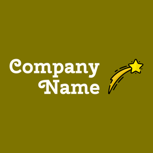 Shooting star on a Olive background - Paisage