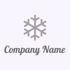 Snowflake logo on a Magnolia background - Abstrait