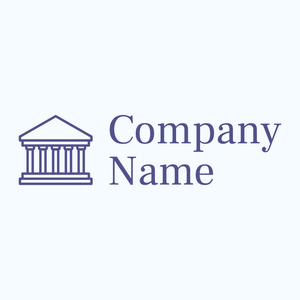 Courthouse logo on a Alice Blue background - Architettura
