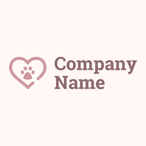 Animals logo on a Seashell background - Animais e Pets