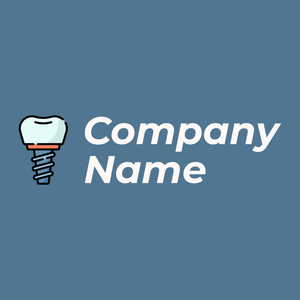 Implant logo on a Wedgewood background - Médicale & Pharmaceutique