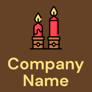 Candle logo on a Cafe Royale background - Arquitectura
