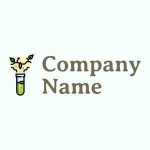 Chemistry logo on a Mint Cream background - Médicale & Pharmaceutique