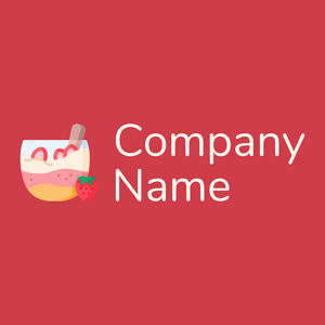 Yoghurt logo on a Mahogany background - Environnement & Écologie