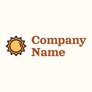 Orange Sun logo on a Floral White background - Sommario