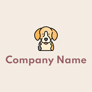 Beagle on a Bianca background - Dieren/huisdieren