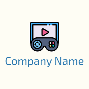 Videogame logo on a Ivory background - Juegos & Entretenimiento