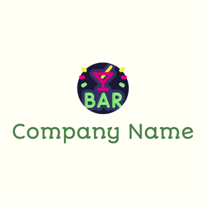 Bar logo on a Ivory background - Abstracto