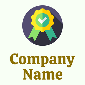 Badge on a Honeydew background - Seguridad