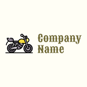 Motorbike on a Ivory background - Abstrait
