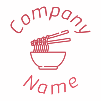 Outlined Noodles on a White background - Alimentos & Bebidas