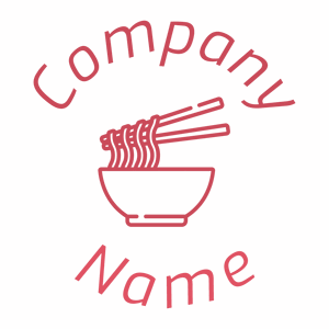 Outlined Noodles on a White background - Alimentos & Bebidas