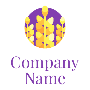 Wheat logo on a White background - Agricoltura