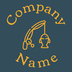 Fishing logo on a Cello background - Spelletjes & Recreatie