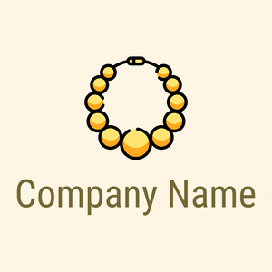 Necklace logo on a Floral White background - Mode & Beauté
