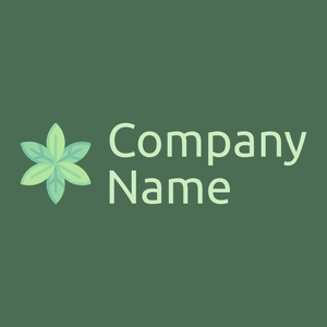Leaves logo on a Como background - Fiori