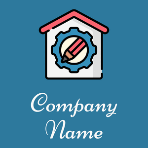 Homework logo on a Lochmara background - Abstract