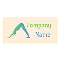 Sport Yoga Silhouette Logo - Sports