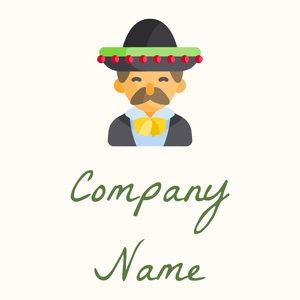 Mariachi logo on a Floral White background - Viaggi & Alberghi