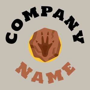 Footprint logo on a Cloud background - Meio ambiente