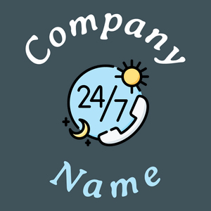 24 hours logo on a Casal background - Entreprise & Consultant