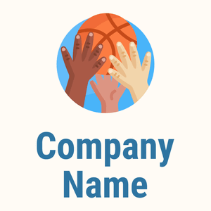 Crail Basketball on a Floral White background - Sport