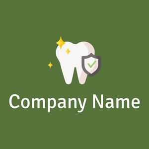 Dental insurance logo on a Fern Green background - Medical & Farmacia