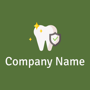 Dental insurance logo on a Fern Green background - Medicina & Farmacia