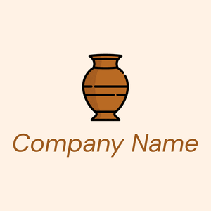 Ceramic logo on a Seashell background - Educación