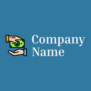Pay logo on a Lochmara background - Entreprise & Consultant