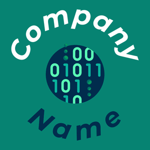 Binary code on a Pine Green background - Gemeenschap & Non-Profit