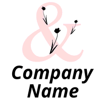 Símbolo y logo con flores - Floral Logotipo