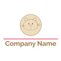 Logotipo dibujo gato divertido - Animales & Animales de compañía Logotipo