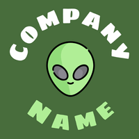 Alien on a Fern Green background - Spiele & Freizeit